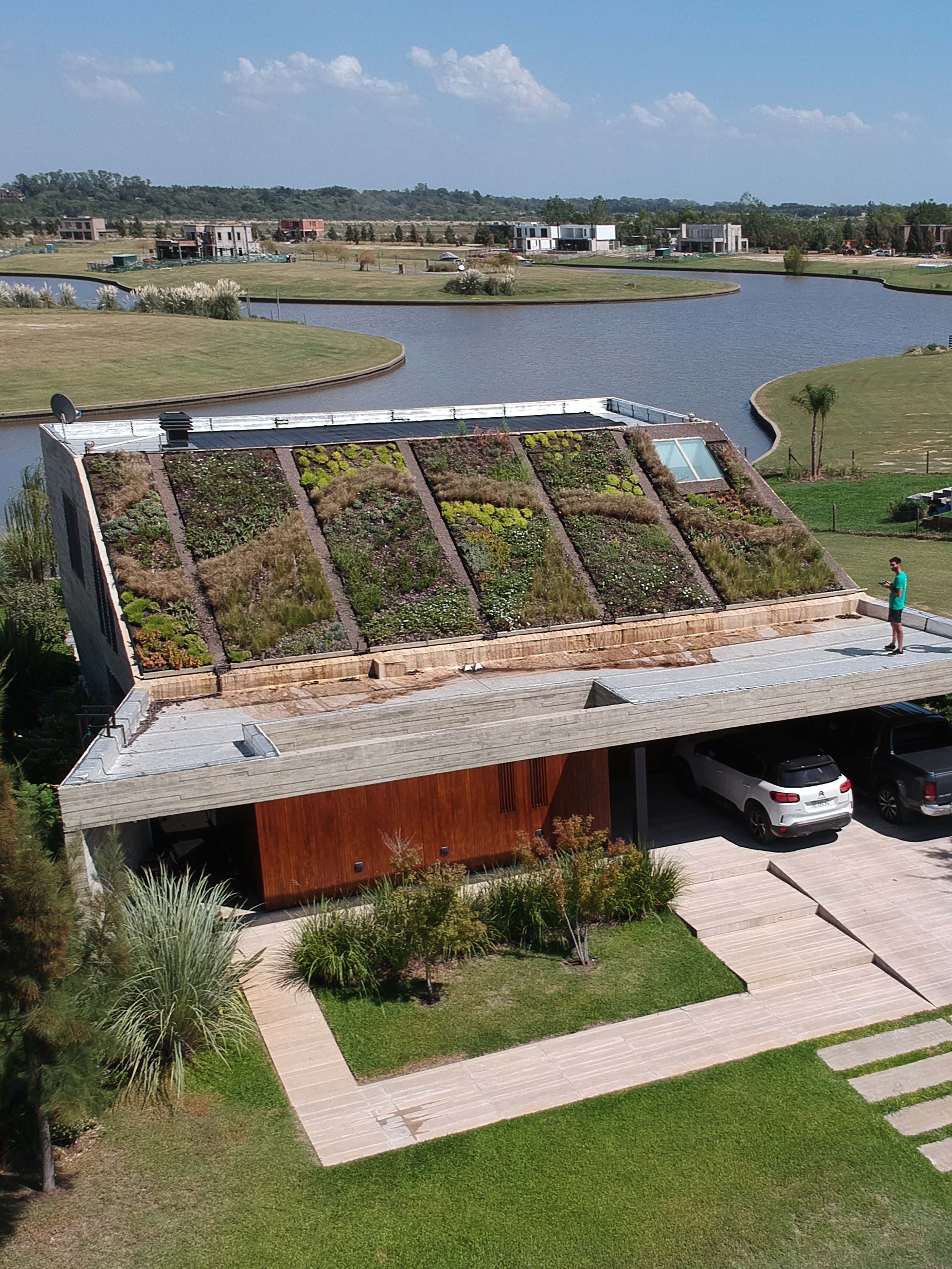 Obra Techo inclinado